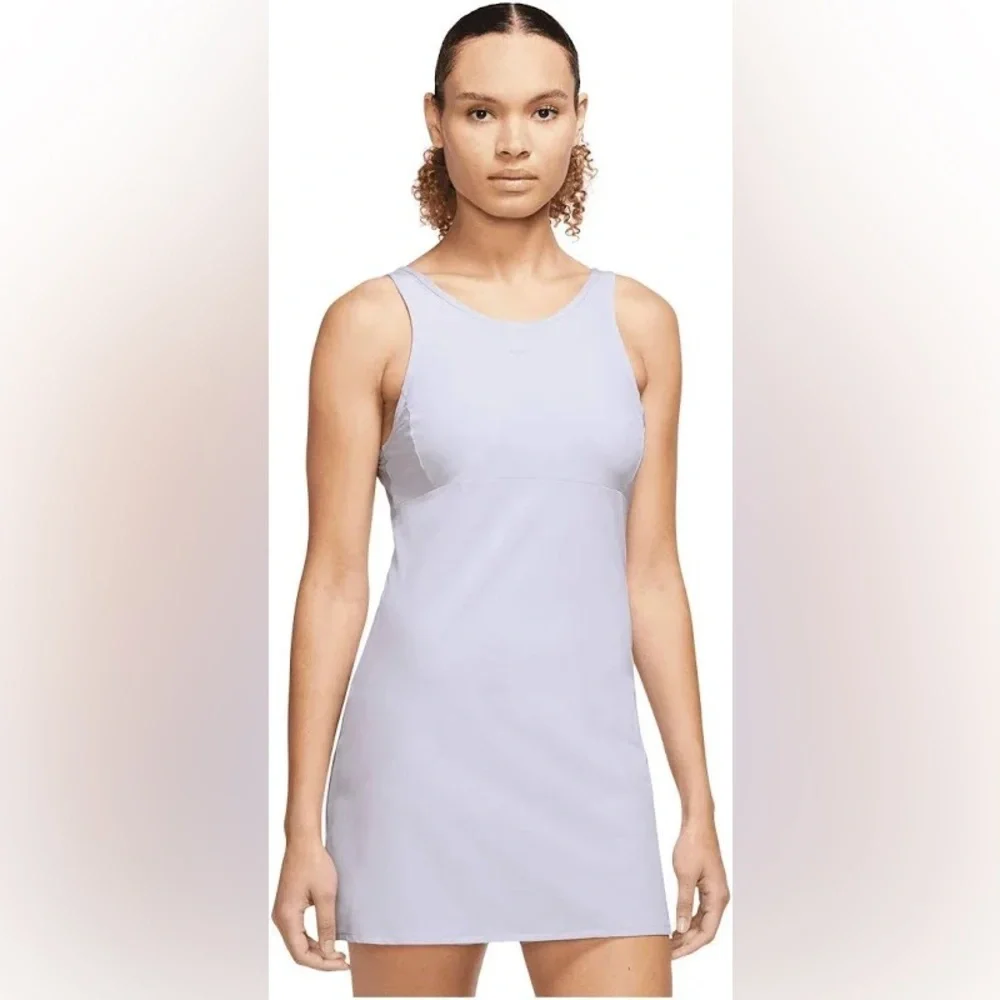 Nike Bliss Luxe Women's  Dri-FIT Training Dress in lavender. NWT! - Picture 2 of 4